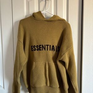 Fear of God Essentials Men's Mustard Sweater